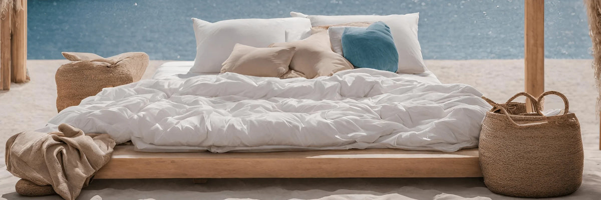 400 TC percale bed sheets, white hotel-style cotton bedding