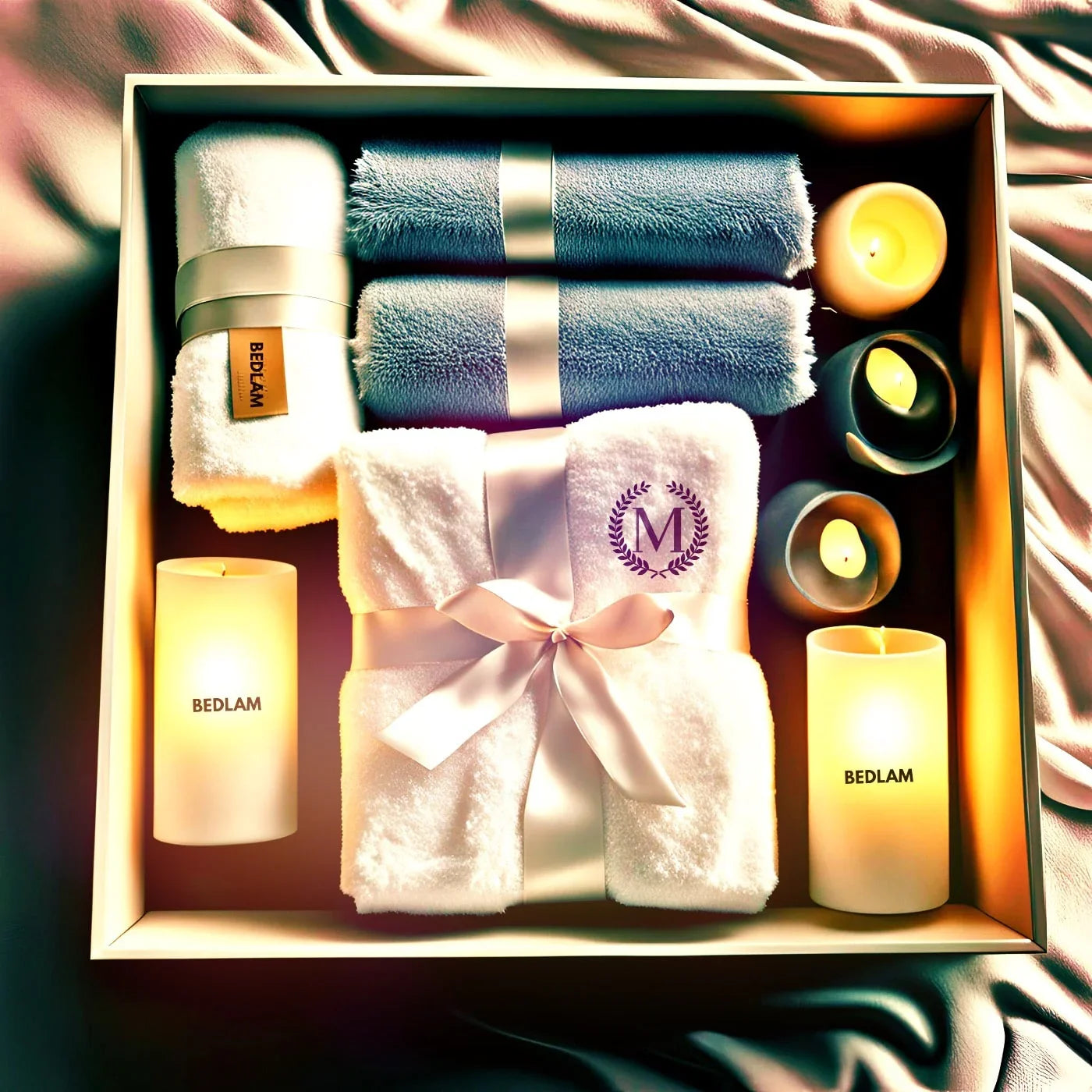 monogram bath towels as wedding gifts