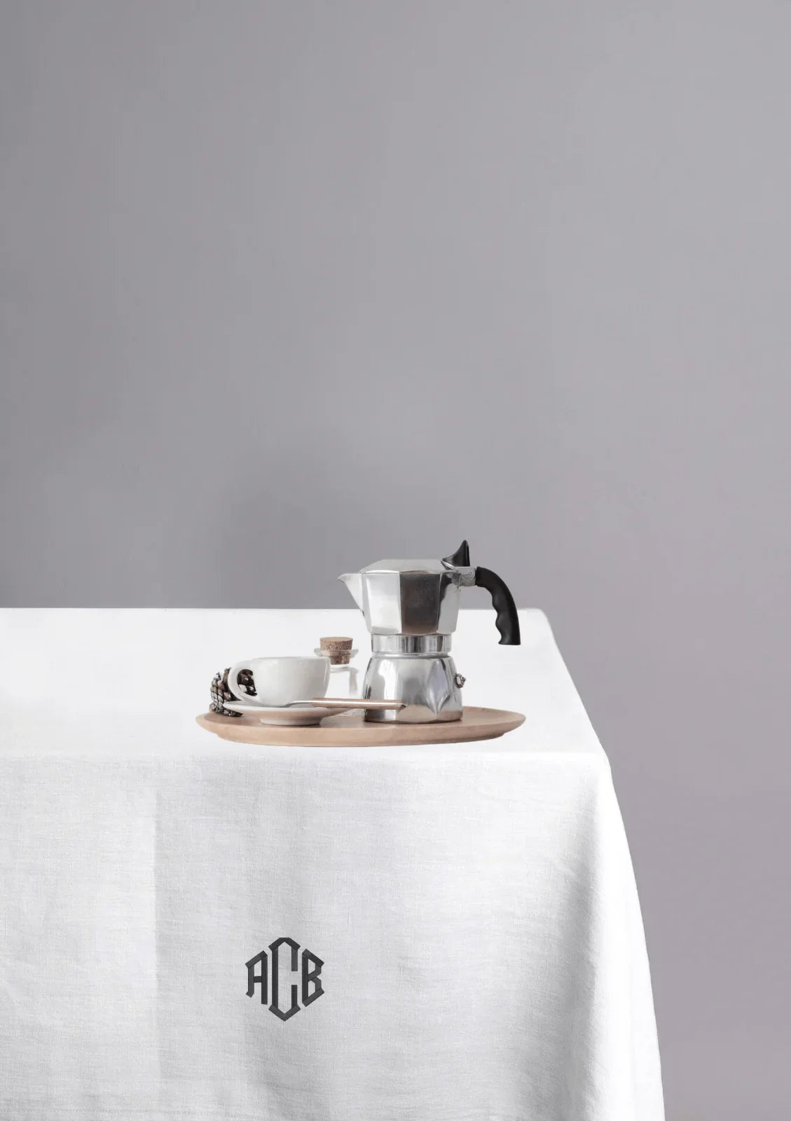 White Linen Tablecloth