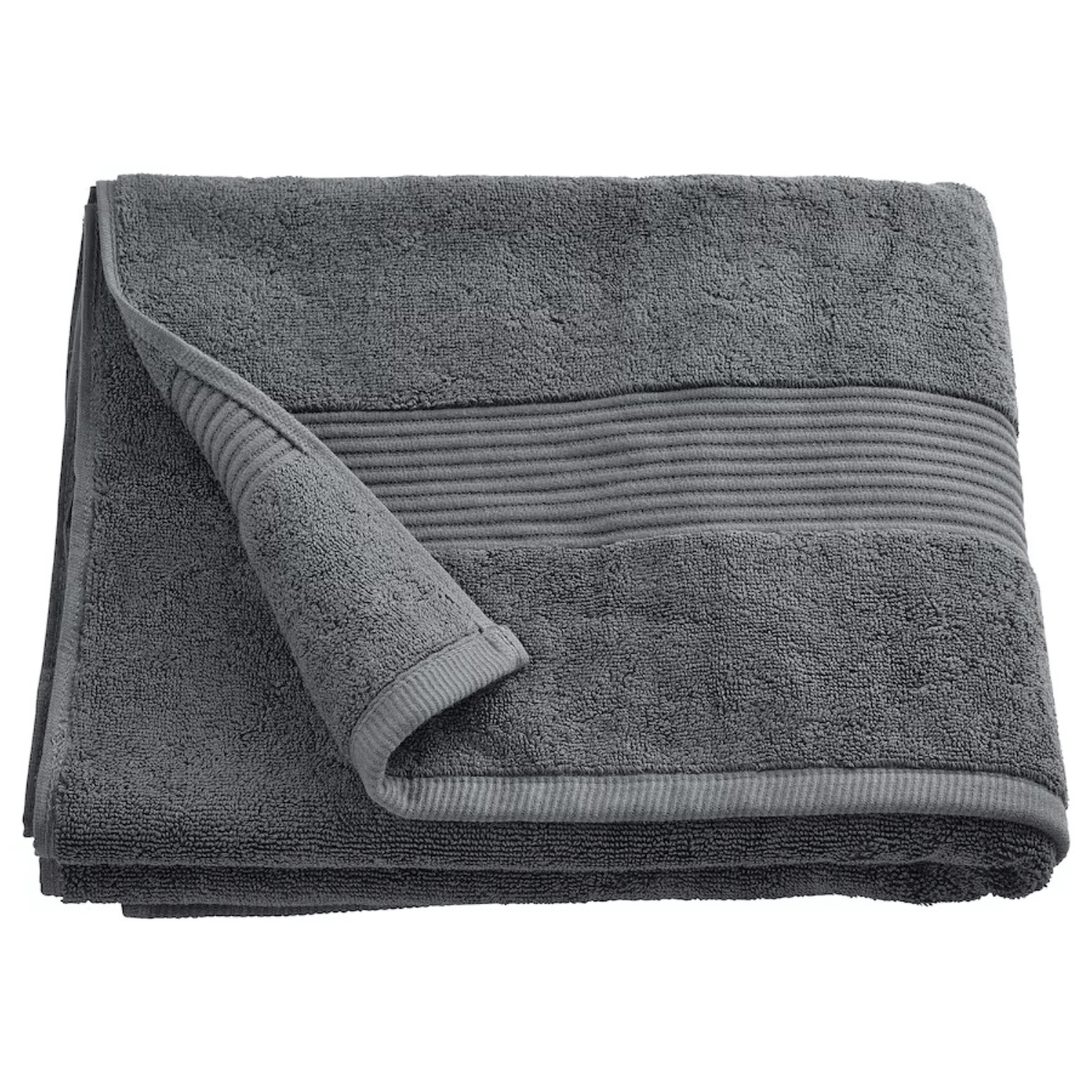Branded grey Luxury bath towel, Soft terry towel online with monogram by Bedlam