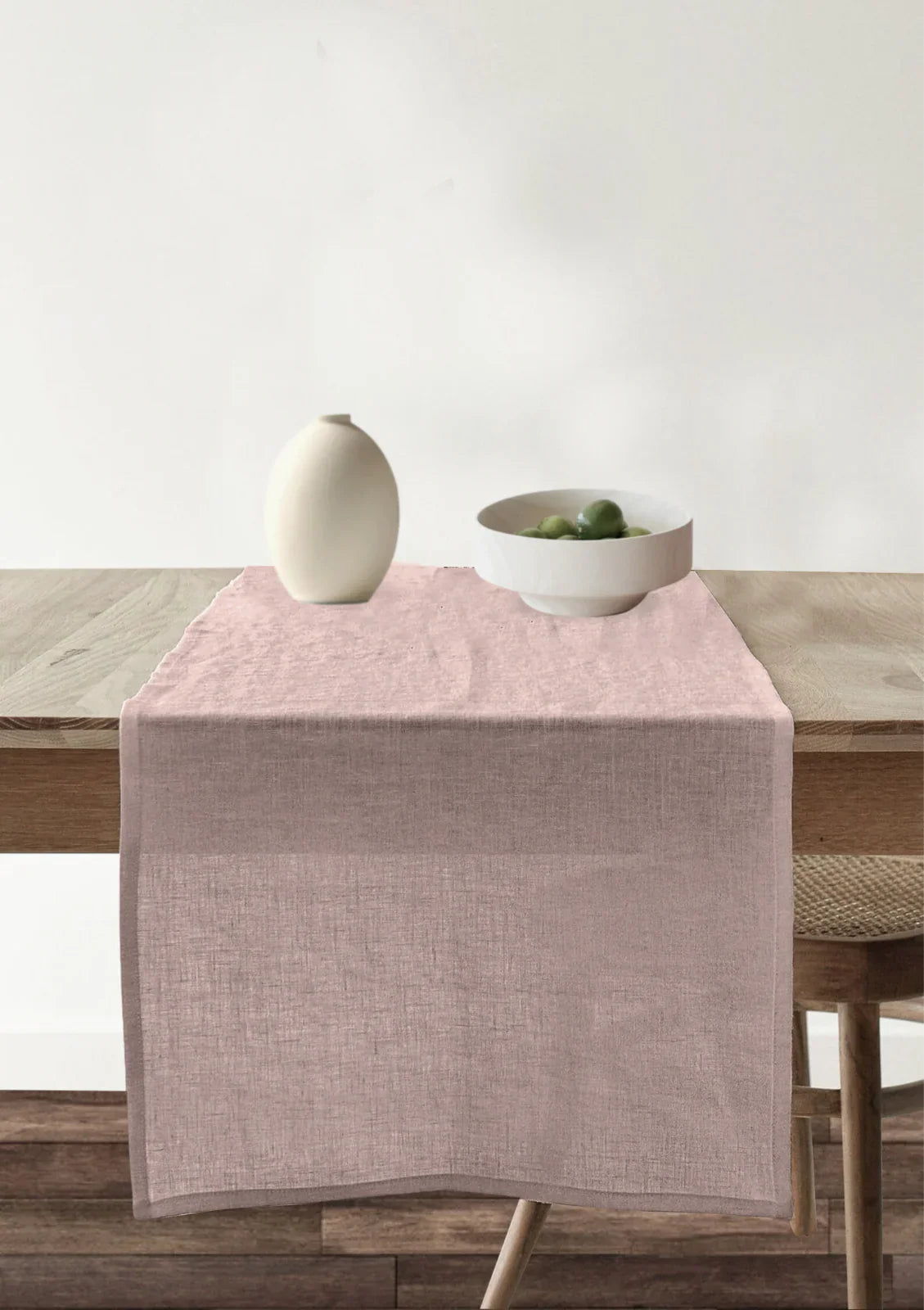 Blush Linen dining table runner online