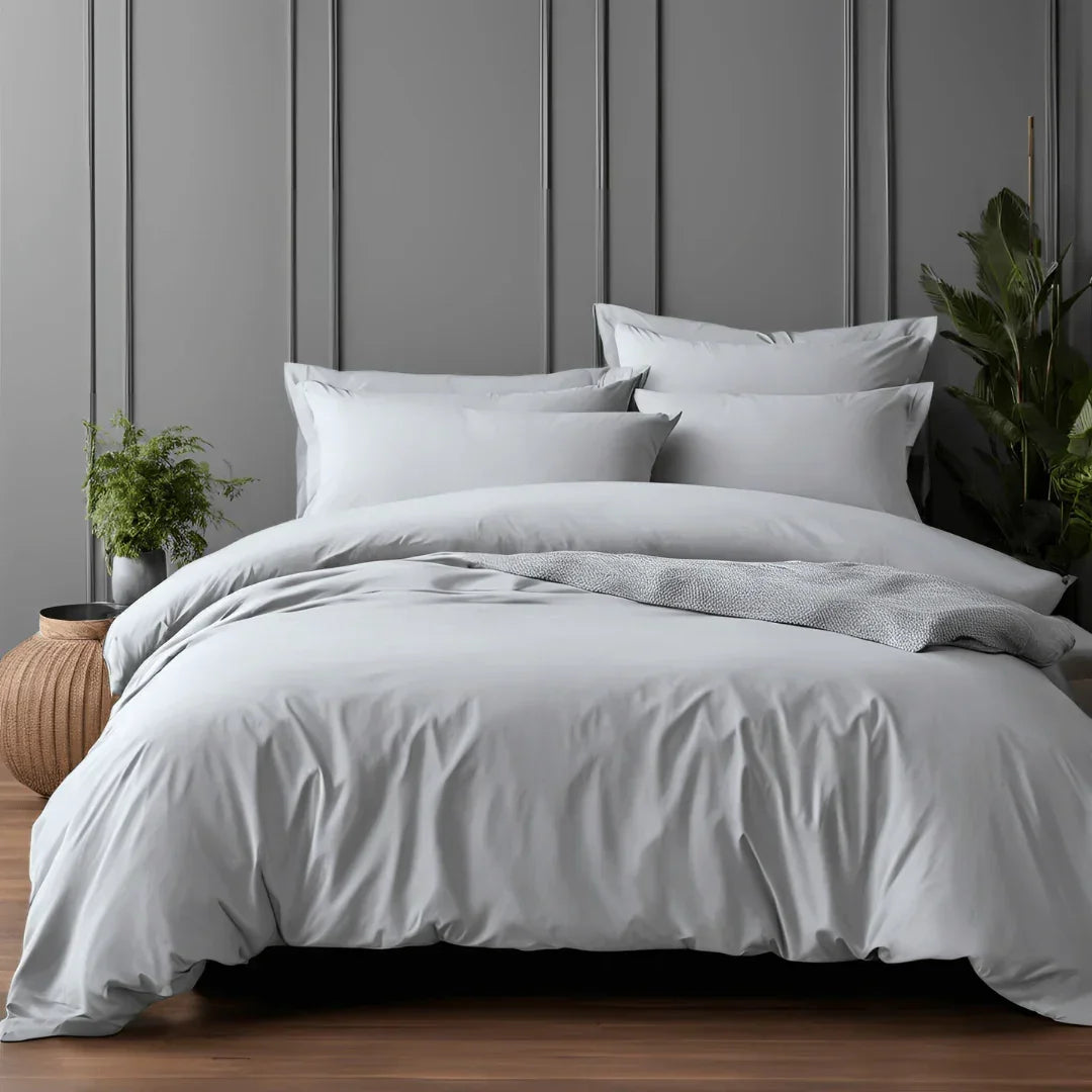 LIMITED DROP 004 - 400TC grey  DUVET COVER