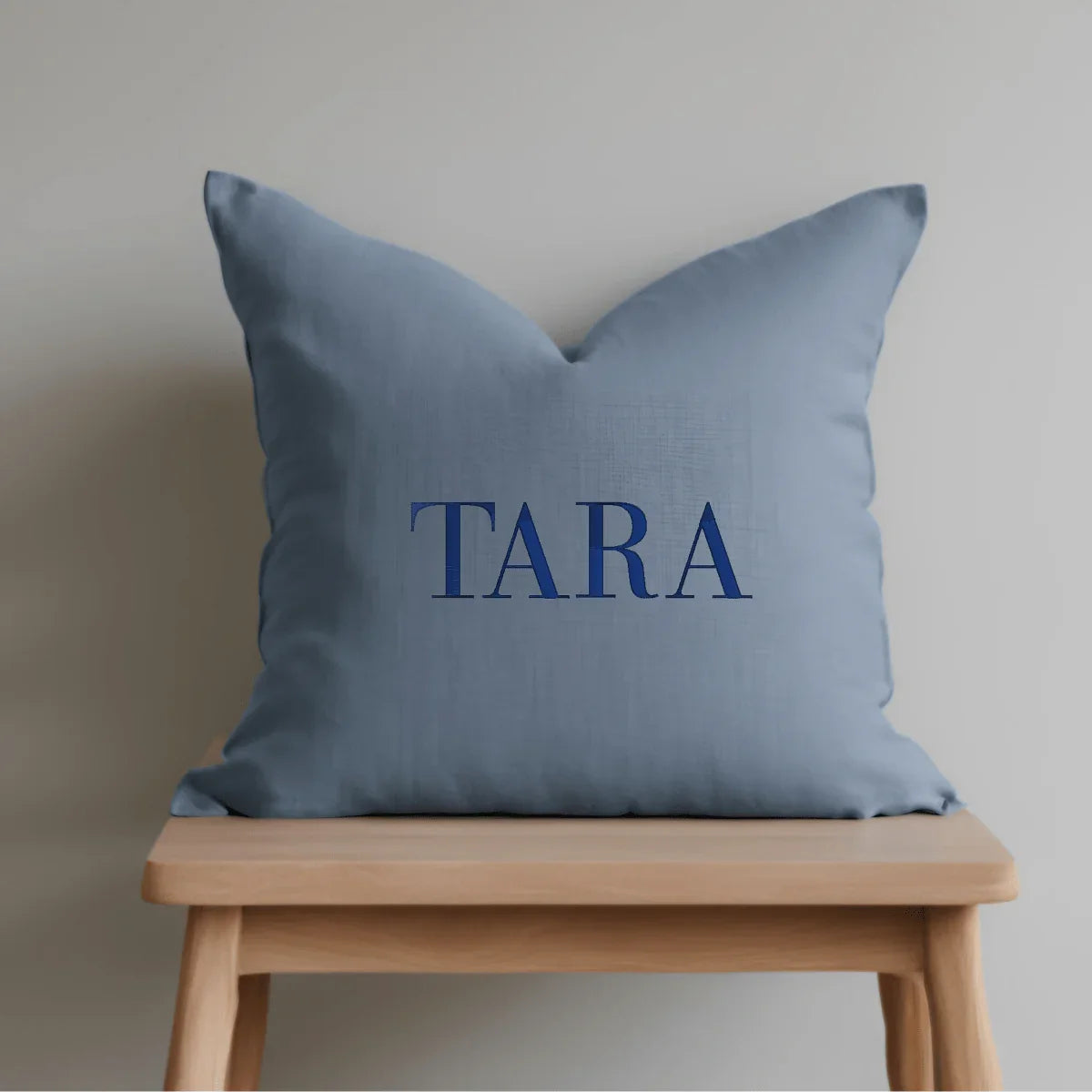 CUSHY TALE Ø2 - Lake Blue Personalized Playroom Pillow