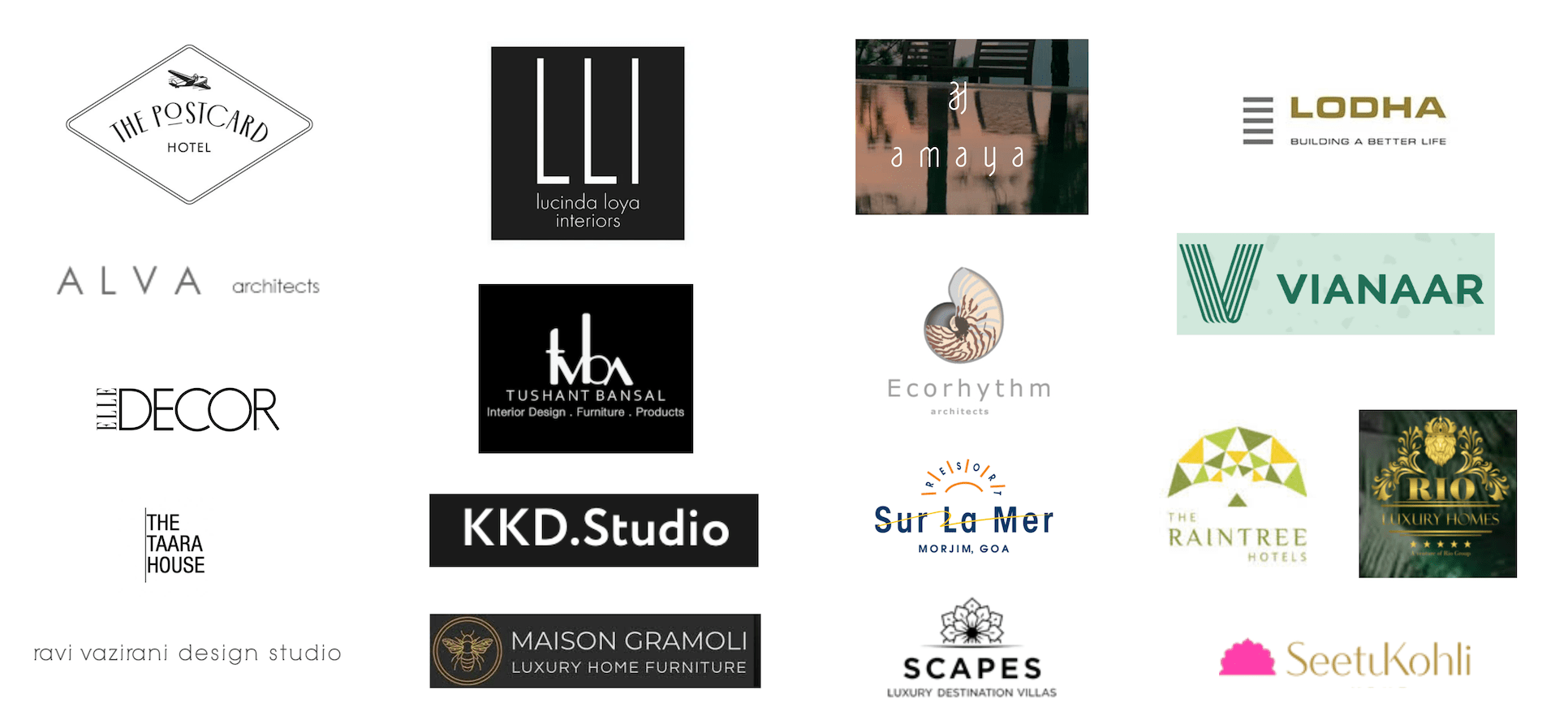 Hotels, architects and designers who use BEDLAM bedding