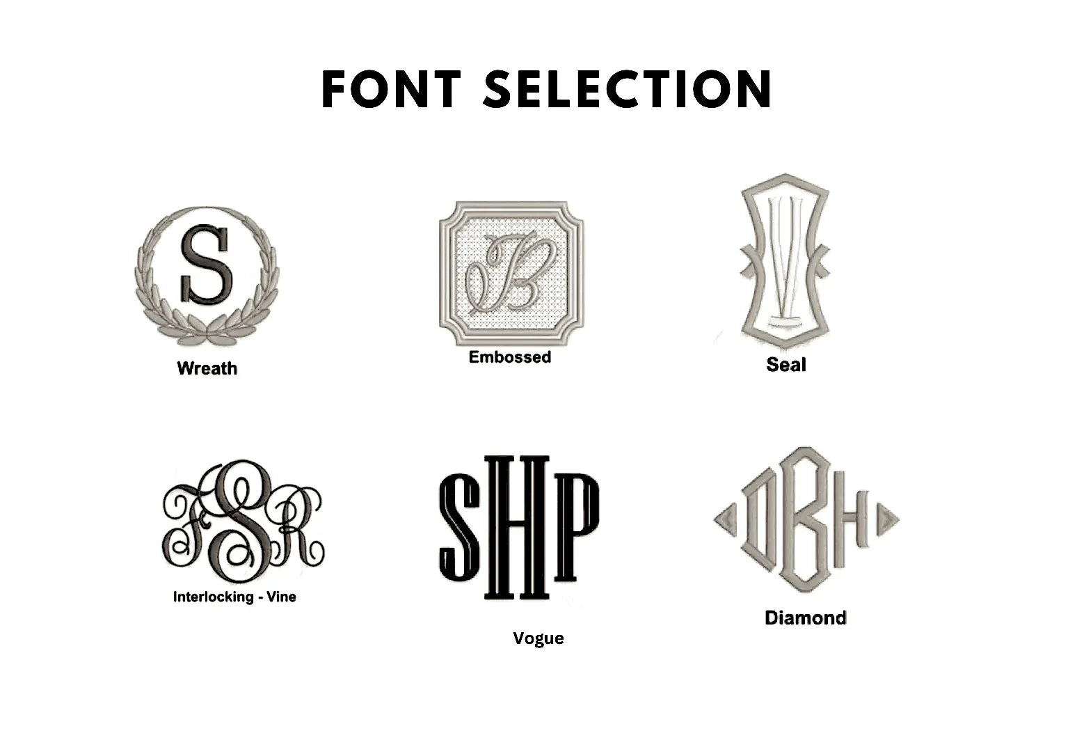 Monogram Hand Towel Custom Personalised