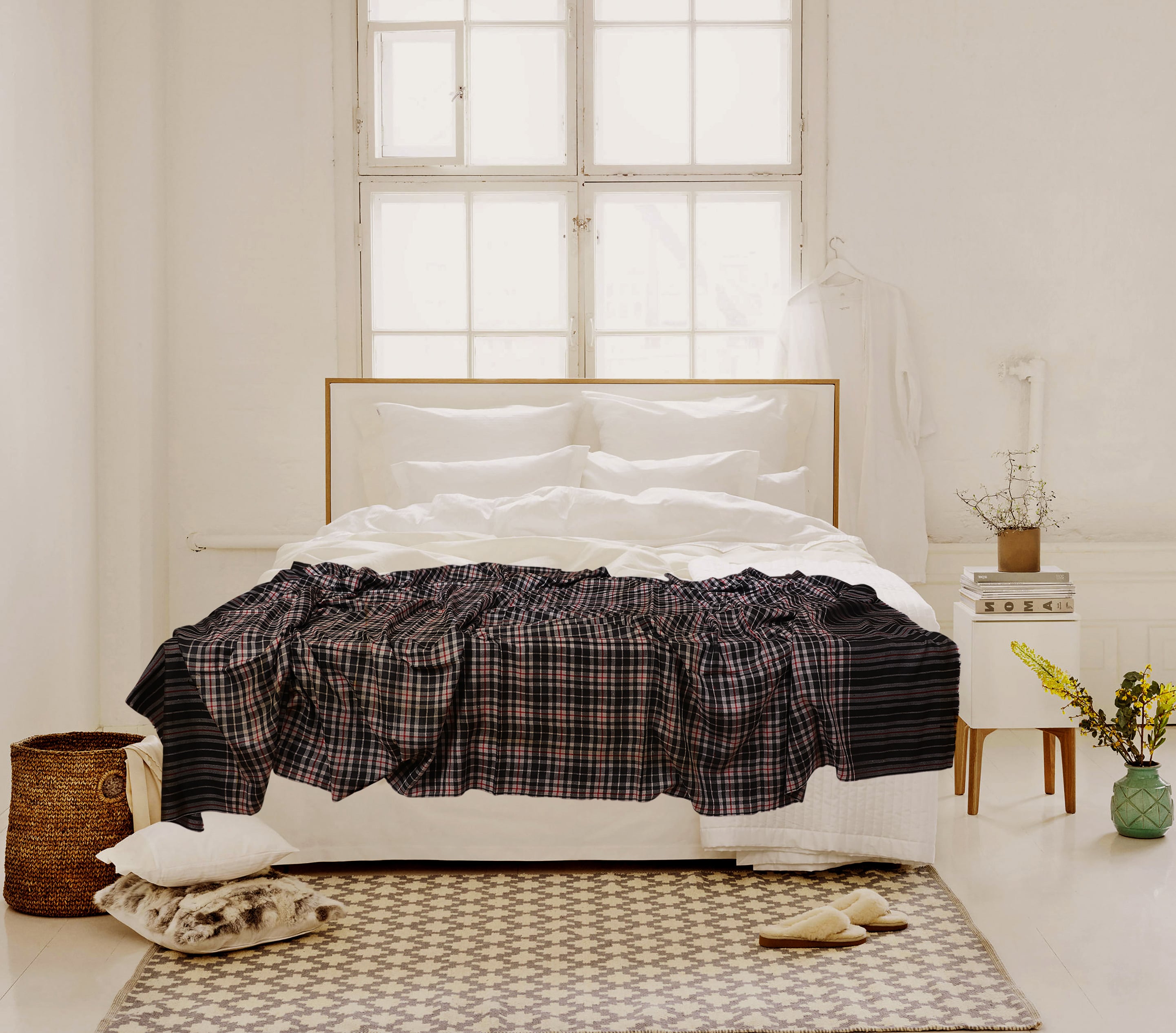 EDIT Ø2 - 100% PURE CASHMERE CHECK THROW