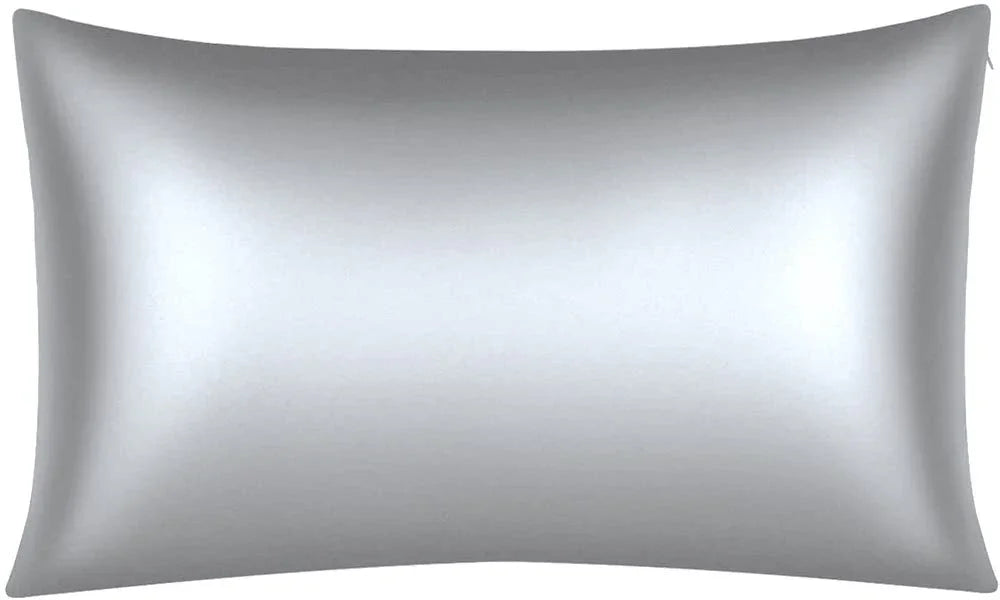 Silver Silk Pillow cover online