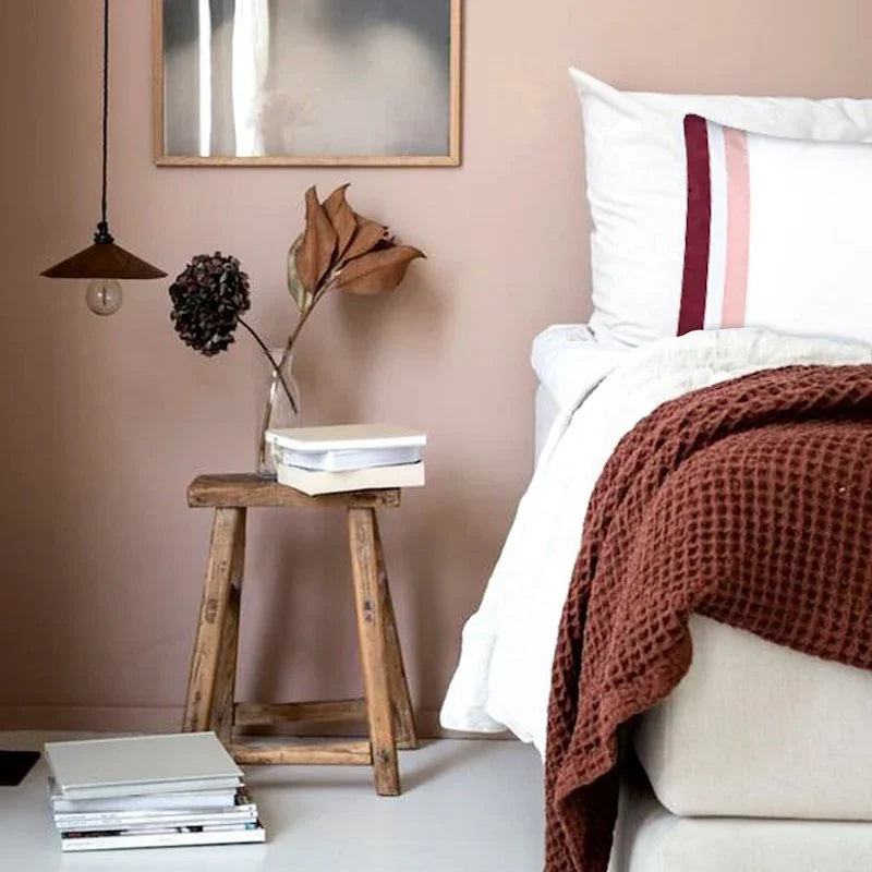 white minimalist bed sheets India