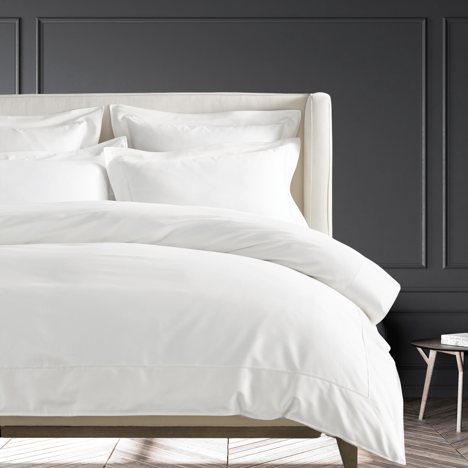 Châteaux VI - 1000 TC White Duvet Cover + Pillowcases +Sheet