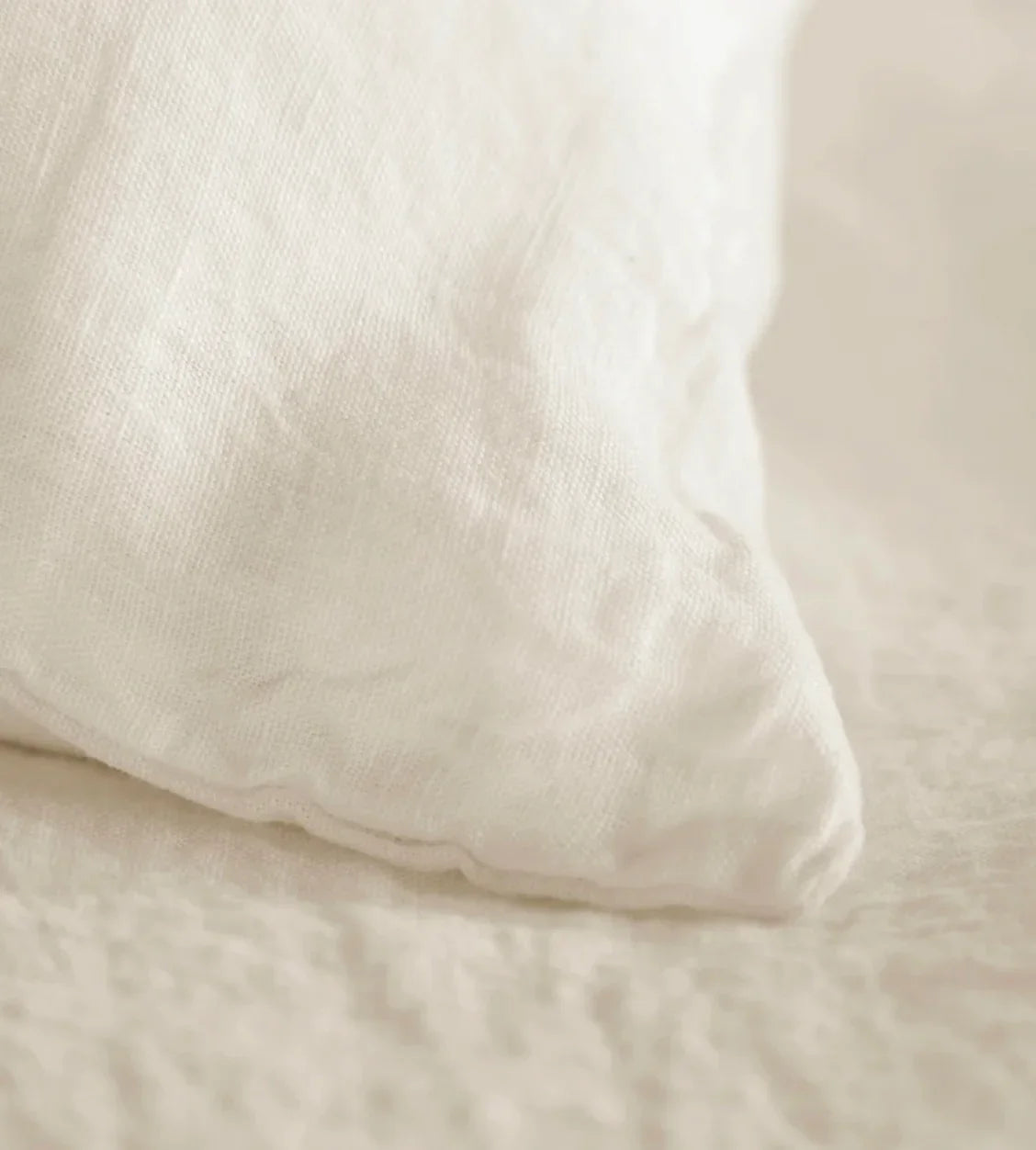 CREAM - BELGIAN LINEN SHEET SET