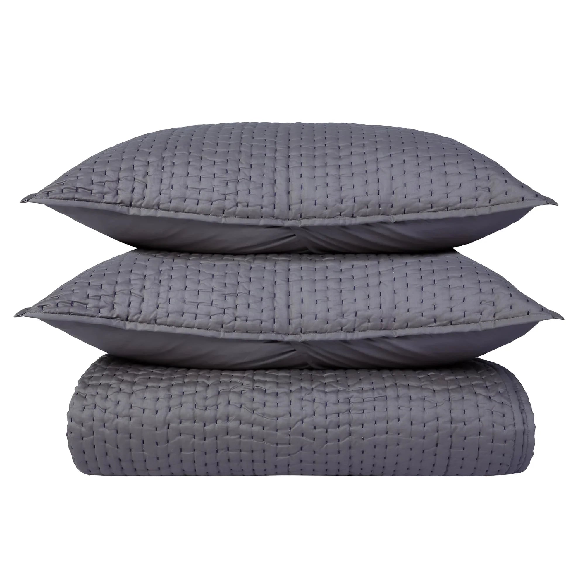 Double Bed Kantha stitch quilted bedspread