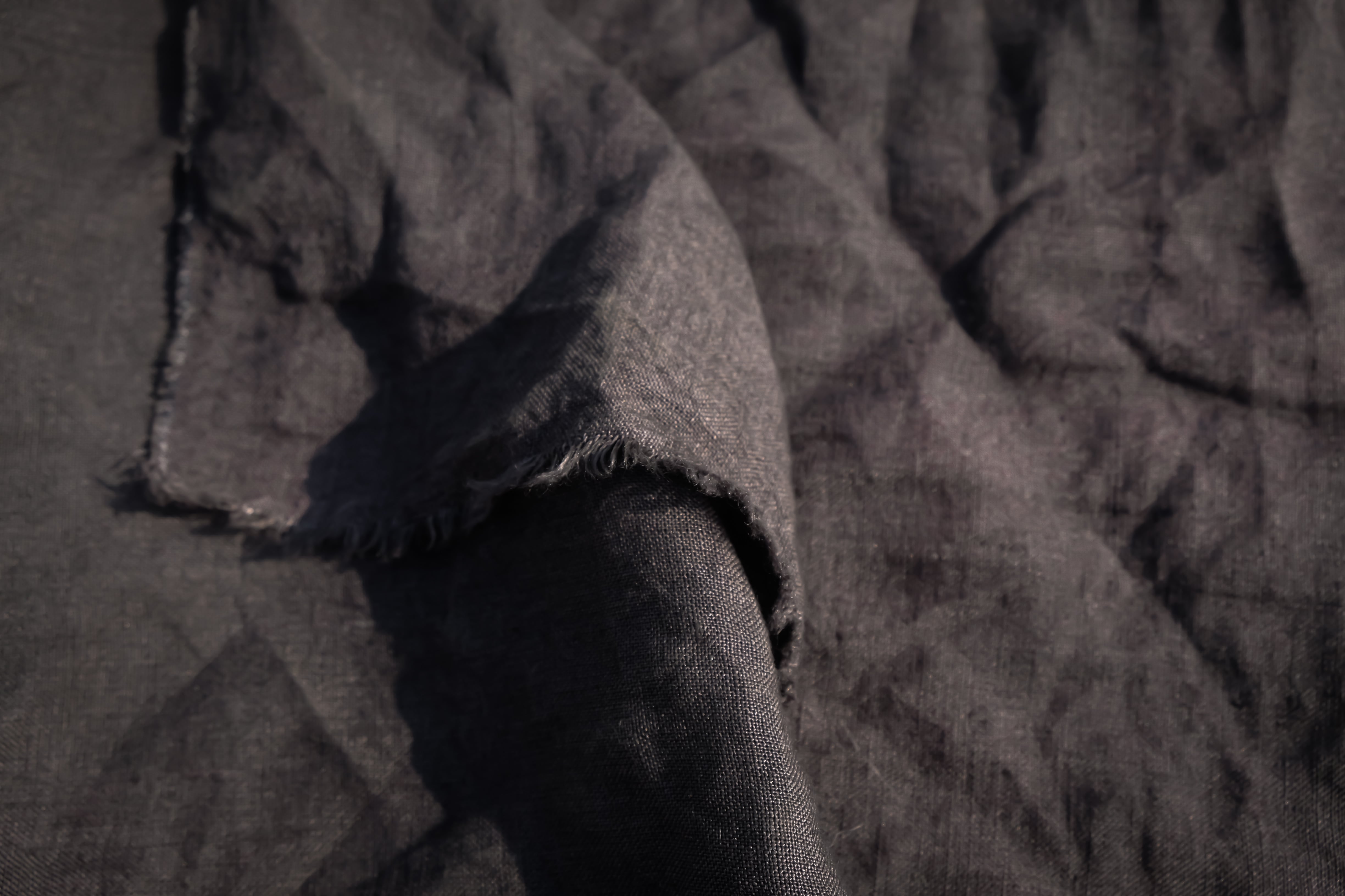 Charcoal grey bed linen india