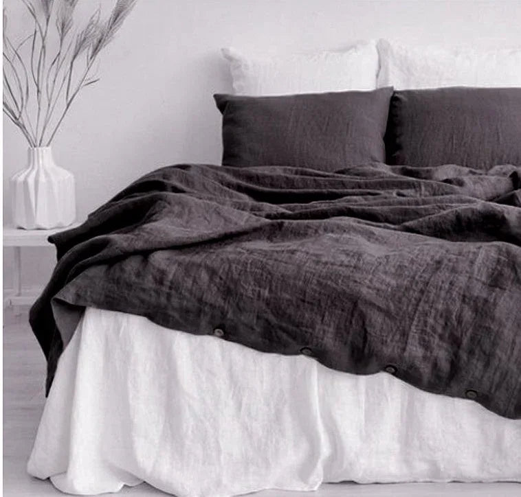 charcoal grey bedding India