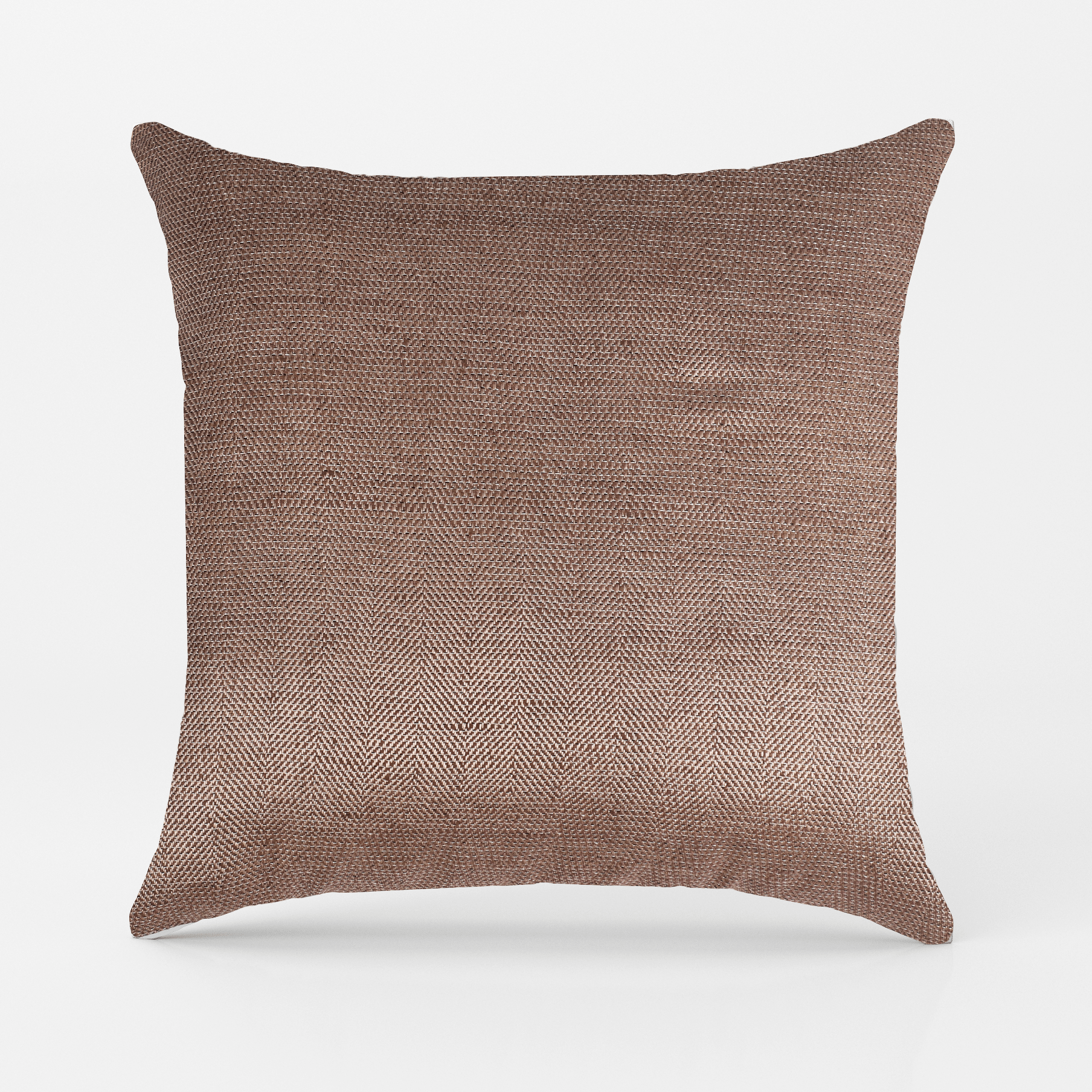 INDE N°7 - BRONZE REVERSIBLE BHAGALPUR SILK CUSHION COVER