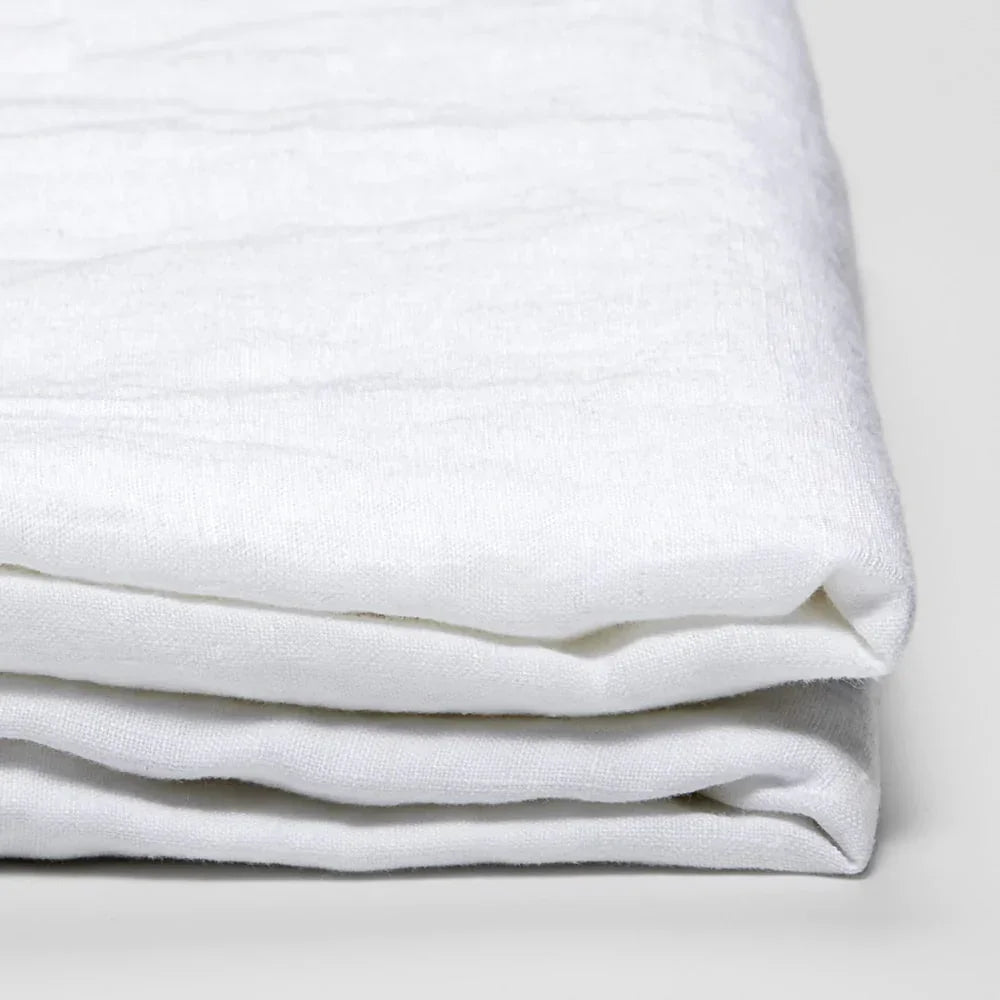 Vintage White - FLAX LINEN SHEET SET