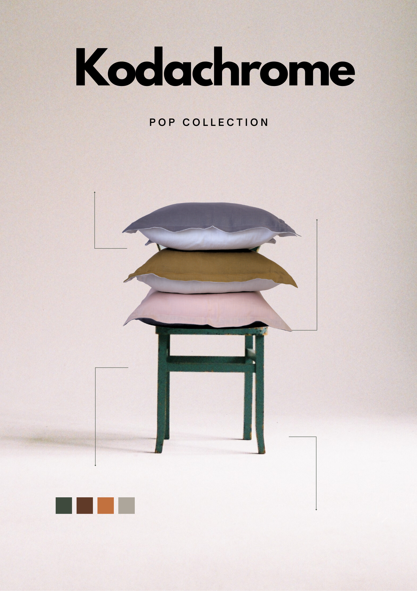 K Ø2 - Seamist + Lavender Linen Cushion Cover