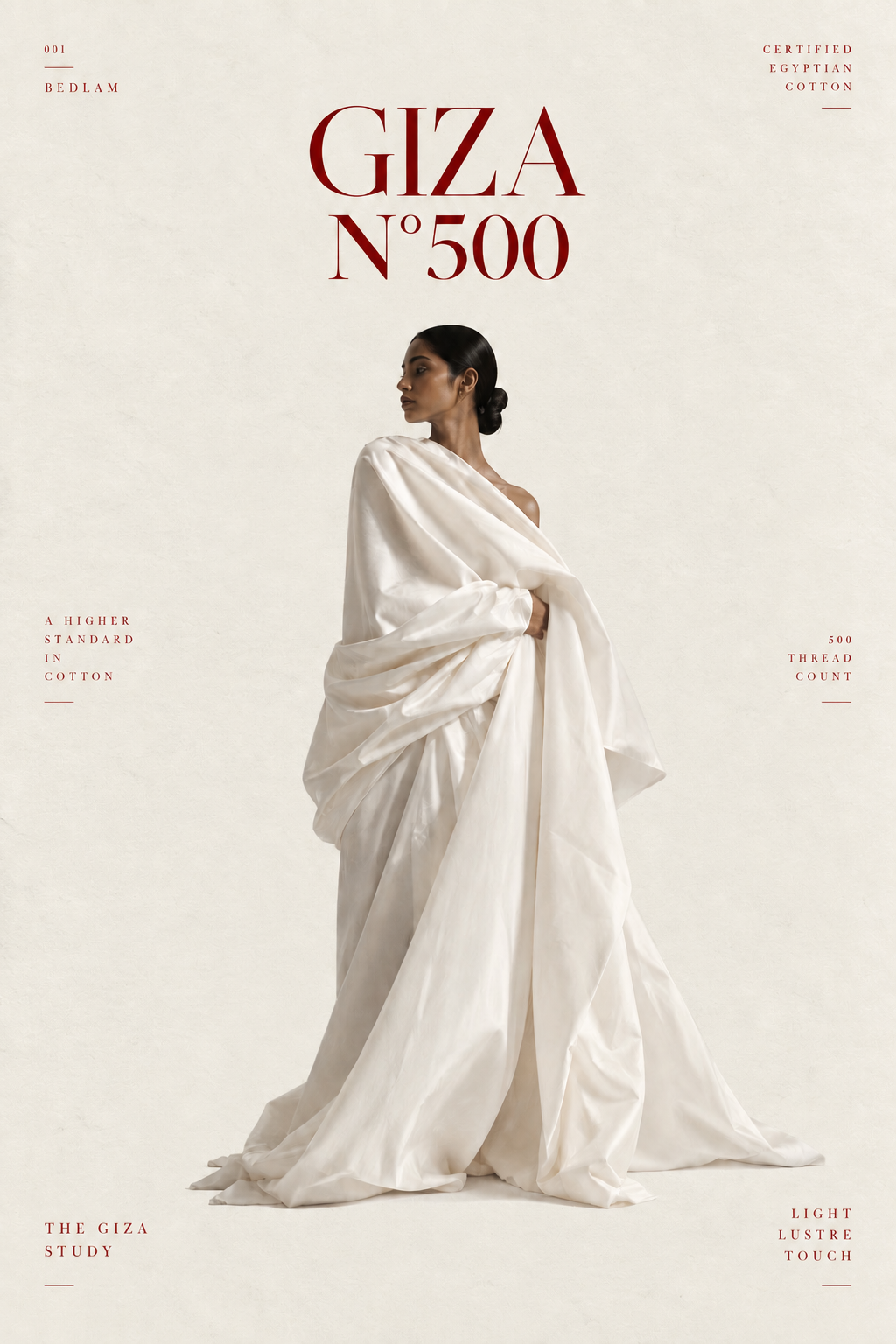 GIZA N°500 Egyptian cotton campaign editorial – a higher standard in cotton
