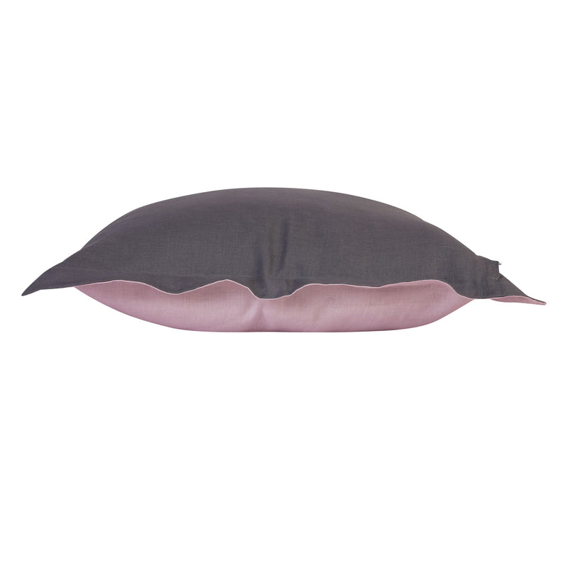 K Ø1 - Lavender + Slate Pure Linen Cushion Cover