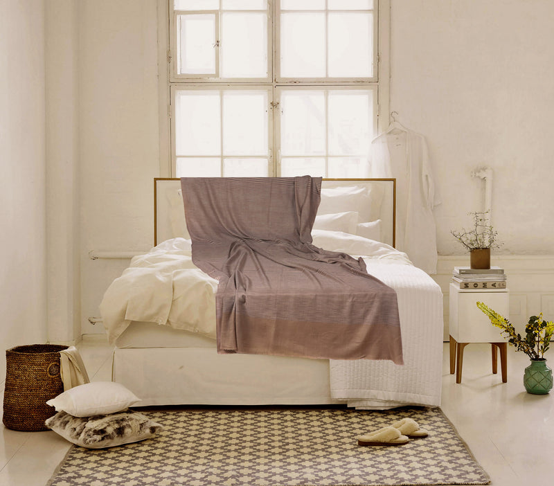Pure Pashmina Shawl Bed Throw