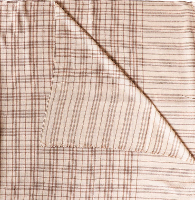 EDIT Ø3 - PURE CASHMERE CHECK COUCH SHAWL