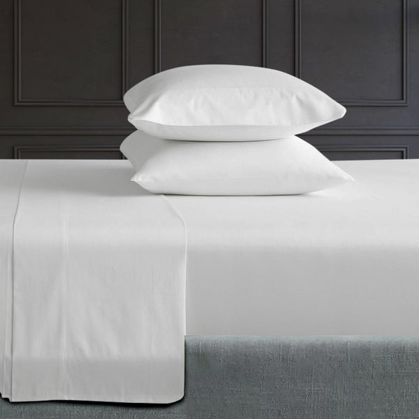 THE MILKY WAY - PURE WHITE 1000  THREAD COUNT BEDDING SET