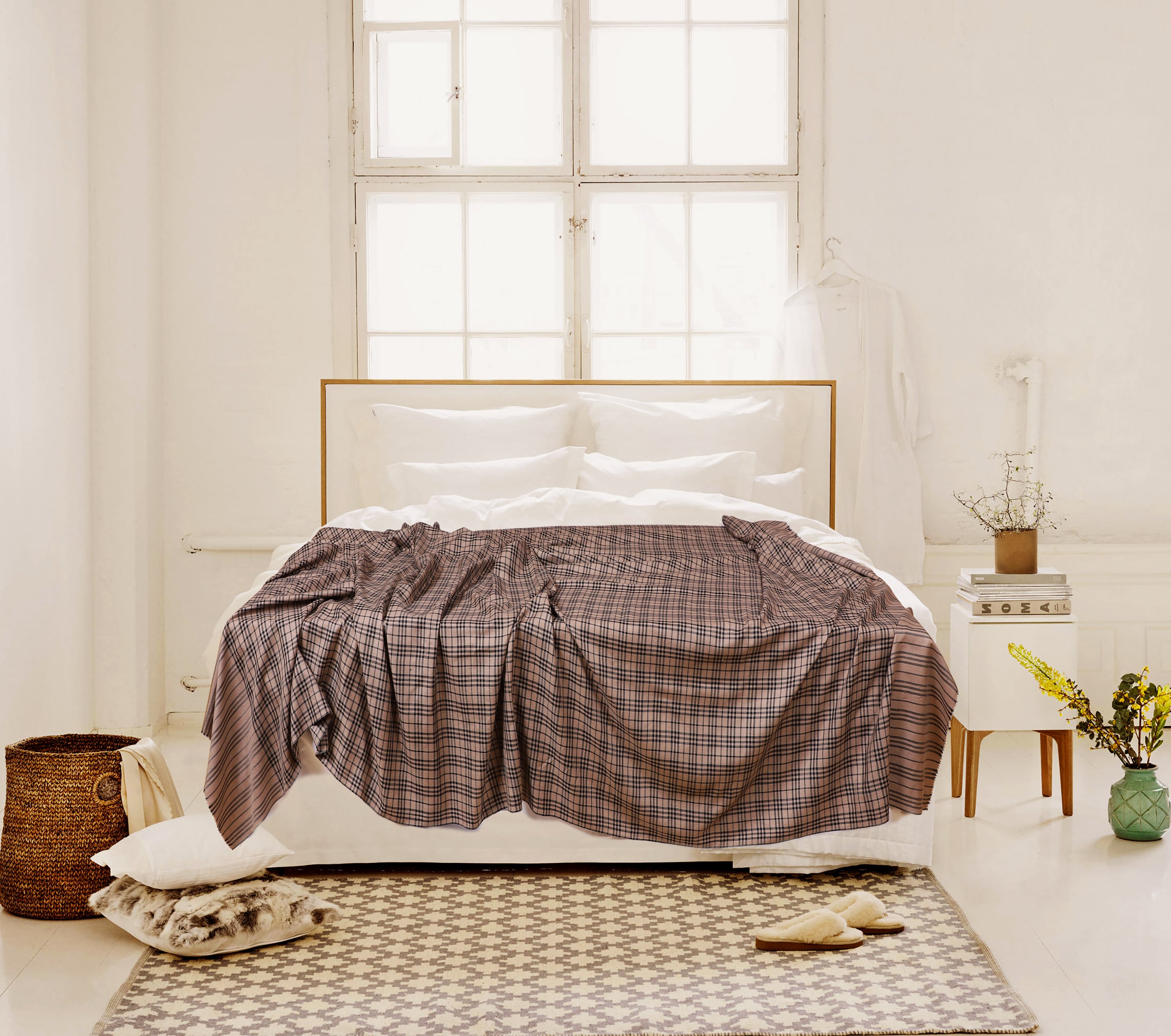 EDIT Ø10 -  100% TAFTA PASHMINA PLAID THROW