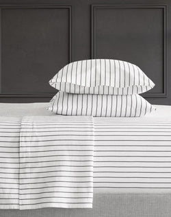Cotton Striped Bed Sheet Set India