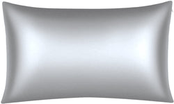 Silver Silk Pillow cover online 