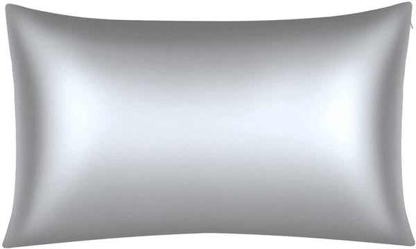 Silver Silk Pillow cover online 
