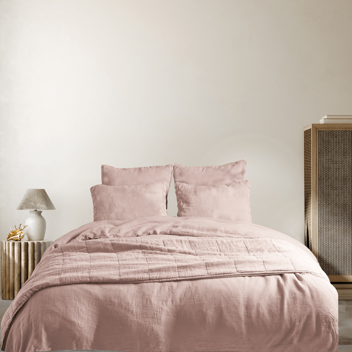 Blush Linen Blanket Online India