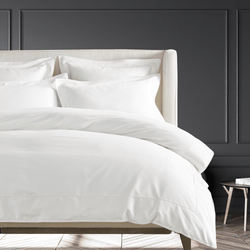 Châteaux VI - 1000 TC White Duvet Cover + 2 Pillowcases