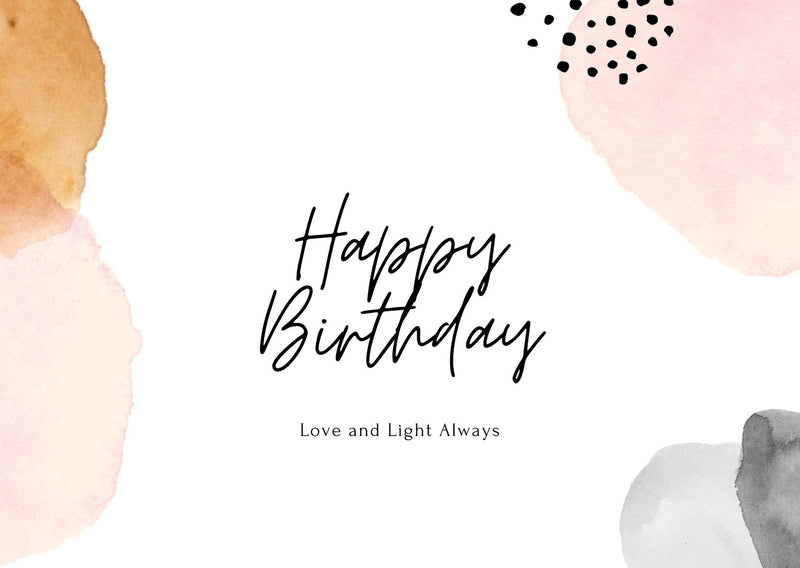 HAPPY BIRTHDAY