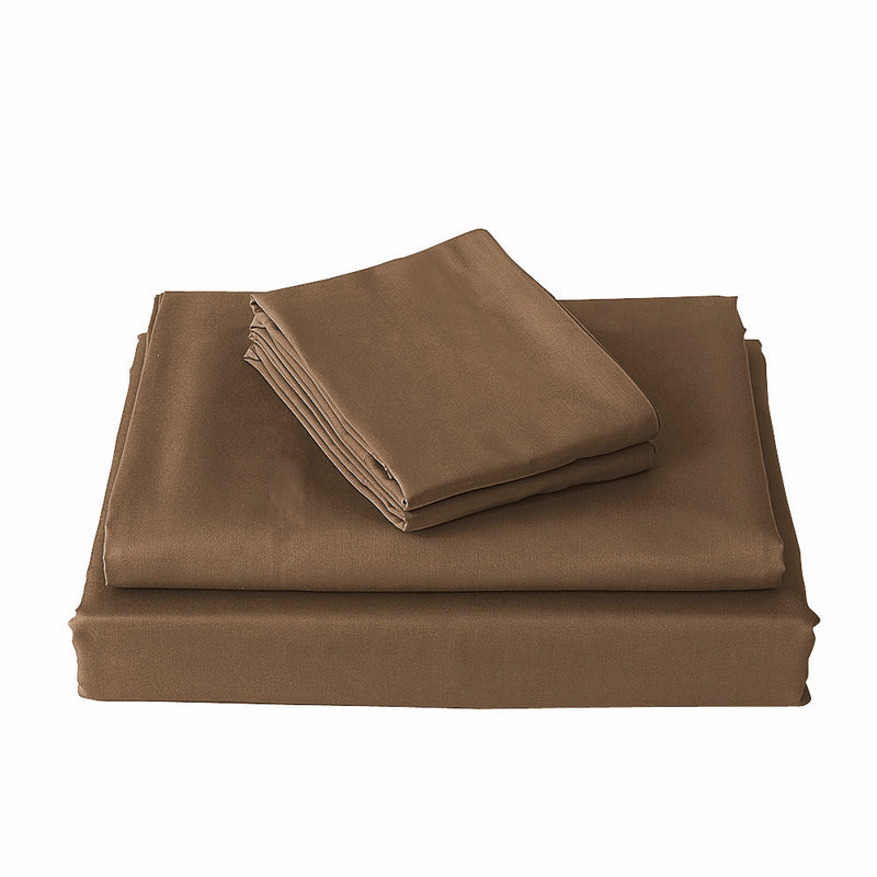 Metallic bronze bed sheets, bronze bedding set
