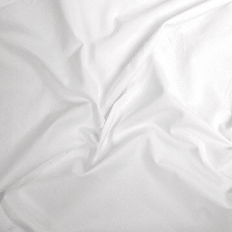 400tc percale white bedding set