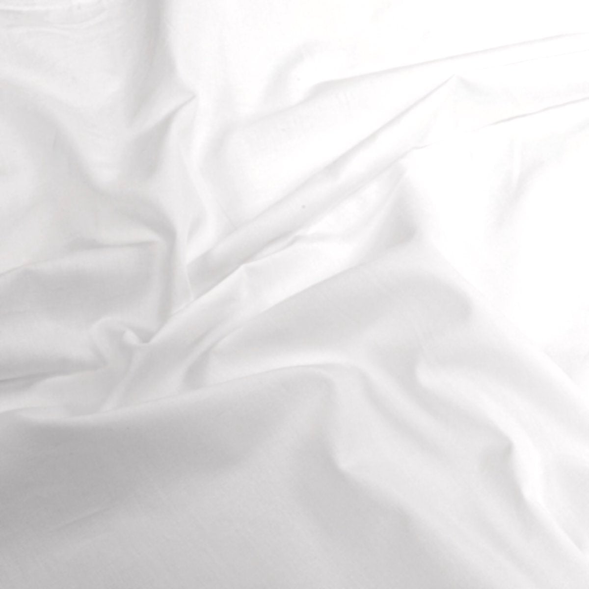 400 thread count percale white sheet set