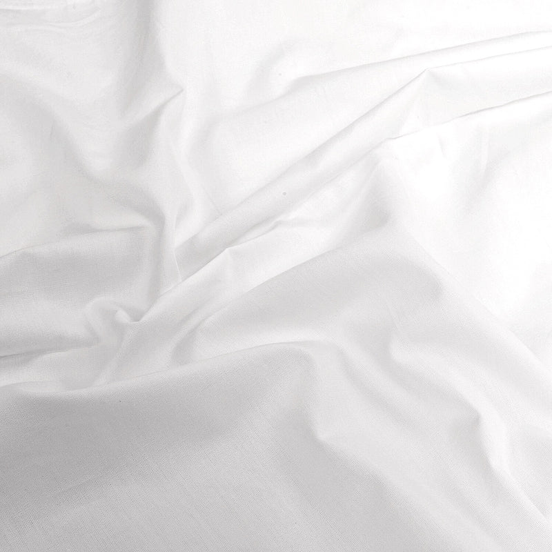 400 thread count percale white sheet set