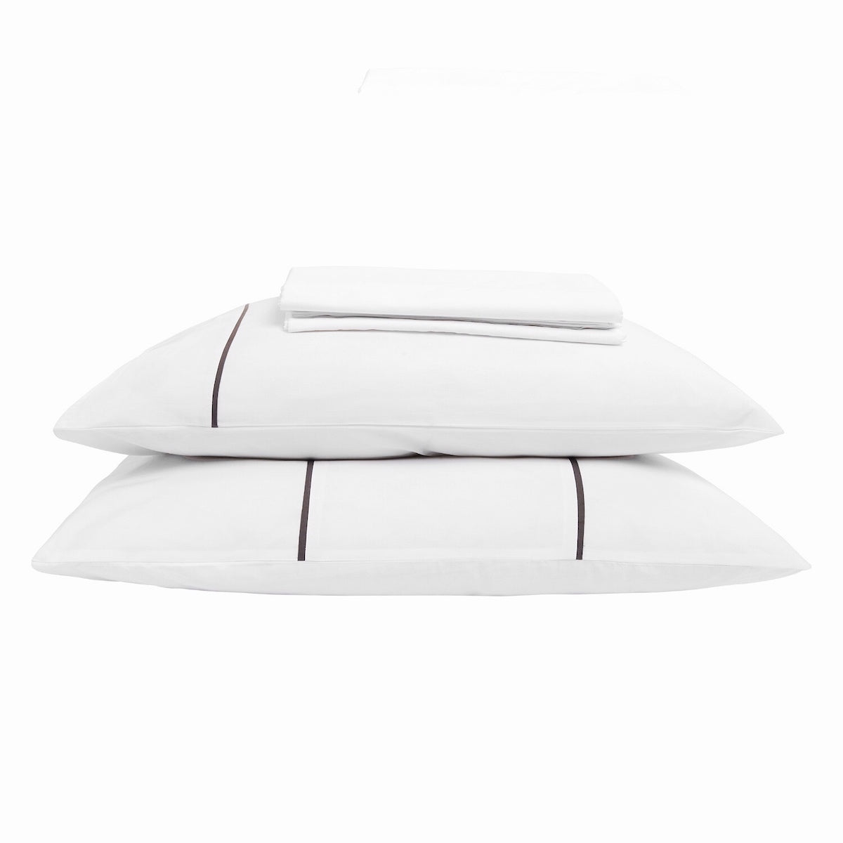 400 thread count percale white sheet set