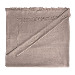 EDIT Ø8 - HAND-WOVEN LADAKHI CASHMERE COUCH SHAWL - BROWN