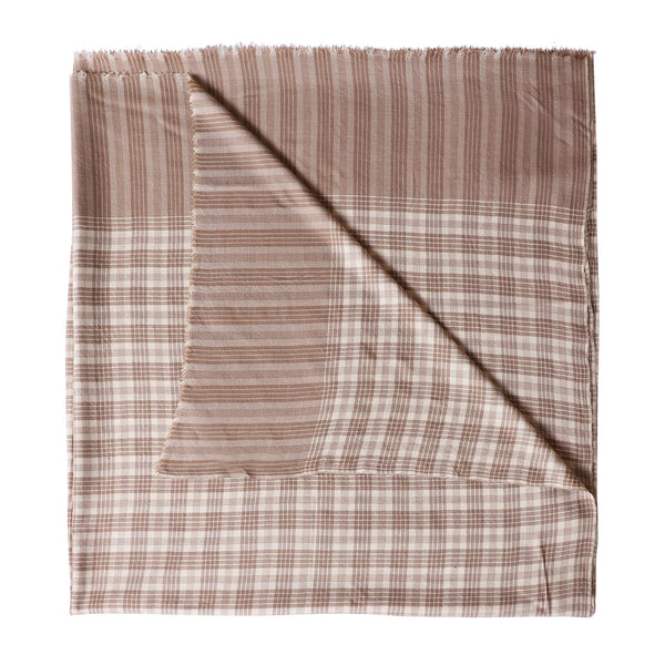 EDIT Ø9 -  100% TAFTA PASHMINA TARTAN THROW