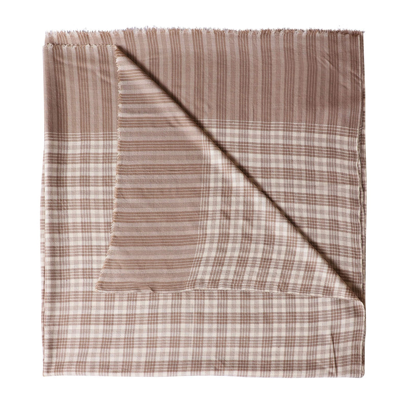 EDIT Ø9 -  100% TAFTA PASHMINA TARTAN THROW
