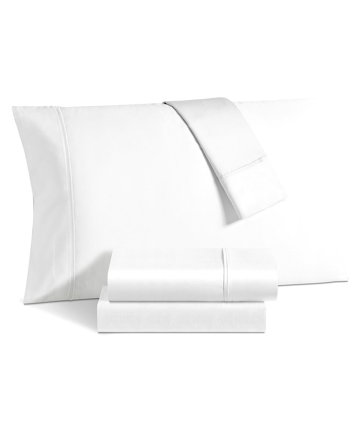 THE MILKY WAY - PURE WHITE 1000  THREAD COUNT BEDDING SET