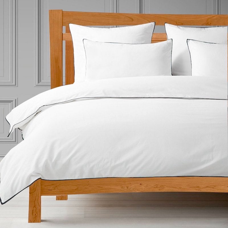 400TC percale white cotton blanket cover