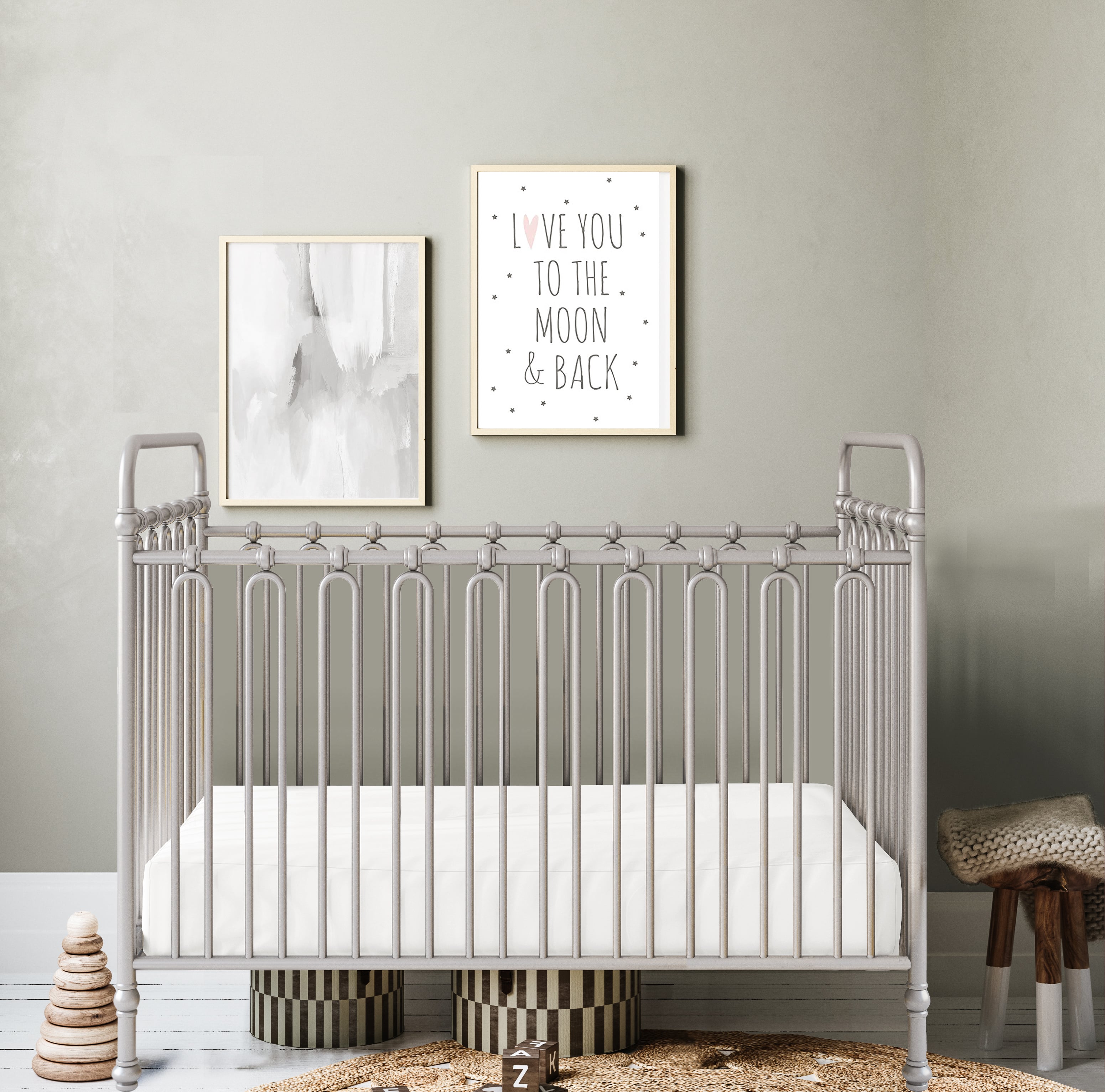 White Organic Cotton Cot Bedding Sets Online India