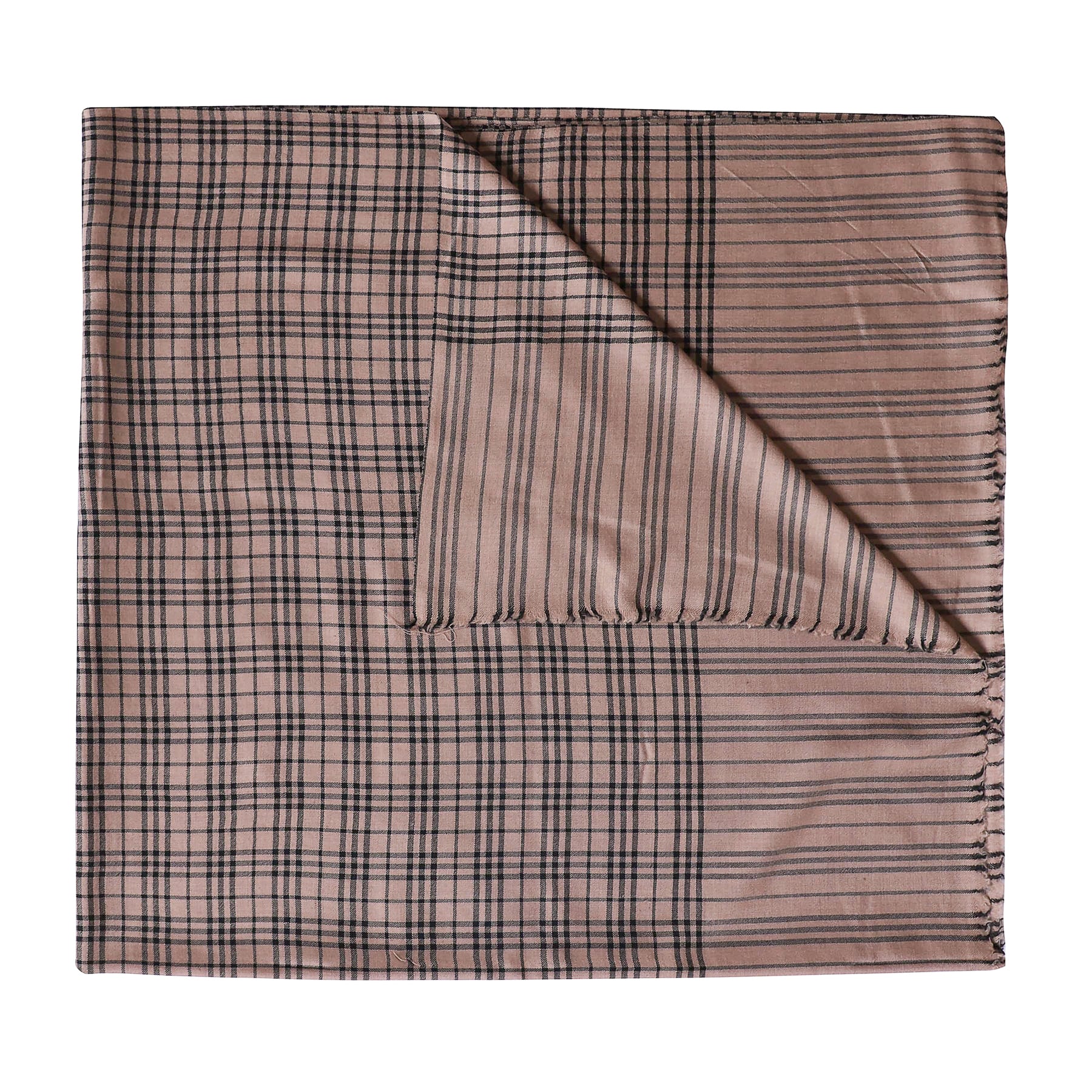 EDIT Ø10 -  100% TAFTA PASHMINA PLAID THROW