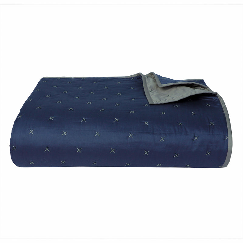 Kantha Stitch Reversible Bedspread