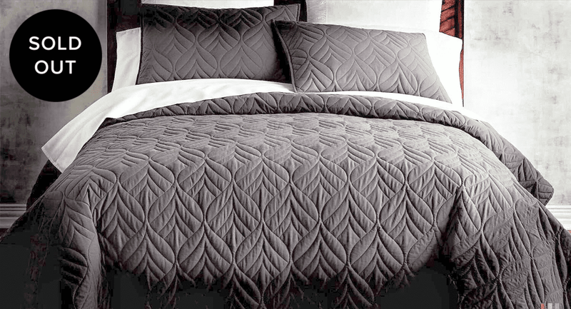 Charcoal Quilts Bedding Sets