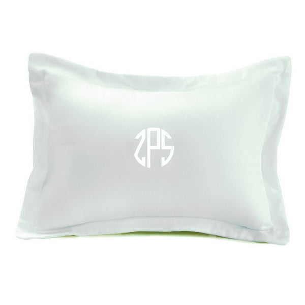 STORY 2 - SKY BLUE SINGLE BED SHEET With Monogram Pillow