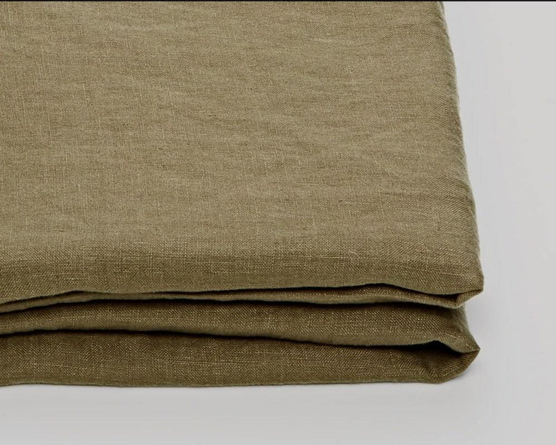 moss green blanket cover, olive green quilt cover India