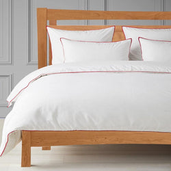 400tc percale white bed sheet with pillow cover