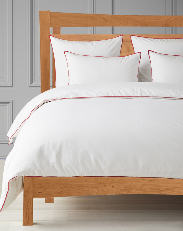 400tc Percale white bed sheet with pillowcases
